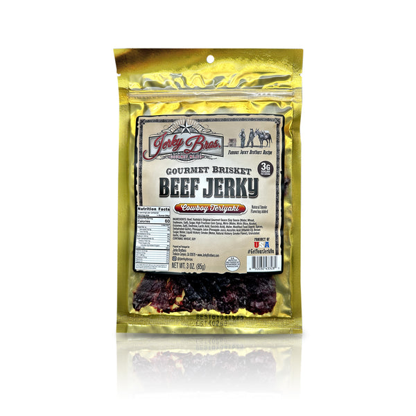 Cowboy Teriyaki Brisket Beef Jerky (Low Sugar)